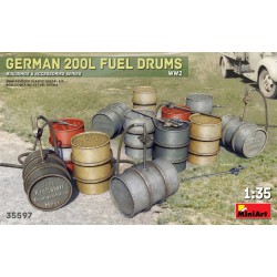 German 200L Fuel Drums WWII  -  MiniArt (1/35)