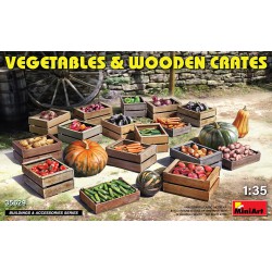 Vegetables & Wooden Crates...