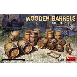 Wooden Barrels Medium Size...