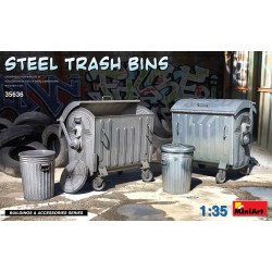 Steel Trash Bins  -...