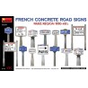 French Concrete Road Signs 1930-40's  -  MiniArt (1/35)