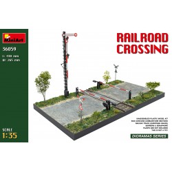 Rail Road Crossing "European Gauge"  -  MiniArt (1/35)