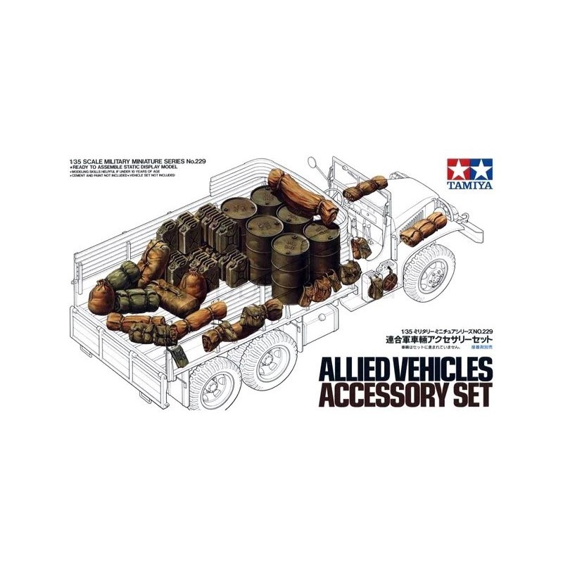 Allied Vehicles Accessory Set  -  Tamiya (1/35)