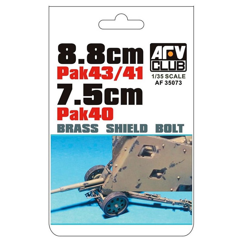 Brass Shield Bolt for 8.8cm Pak43/41 & 7.5cm Pak40  -  AFV Club (1/35)  AFV Club AF35073