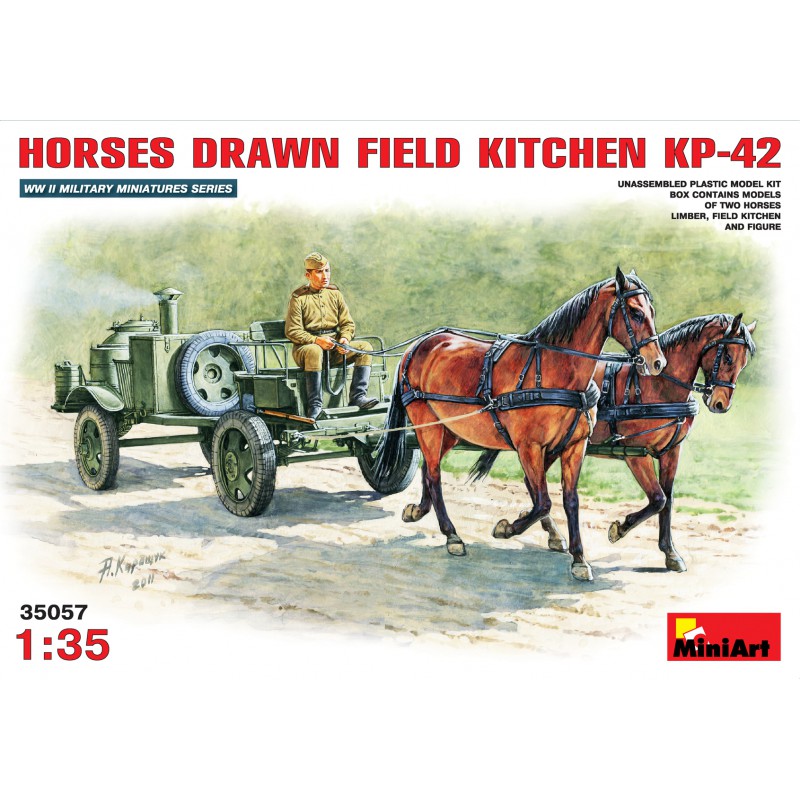 Horses Drawn Field Kitchen KP-42  -  MiniArt (1/35)