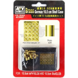 10,5cm Shell Case Brass  -  AFV Club (1/35)