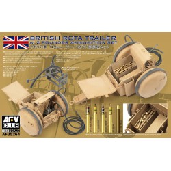 British Rota Trailer with 2 Pounder Ammunition Set  -  AFV Club (1/35) AFV Club AF35264