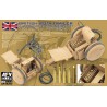 British Rota Trailer with 2 Pounder Ammunition Set  -  AFV Club (1/35)