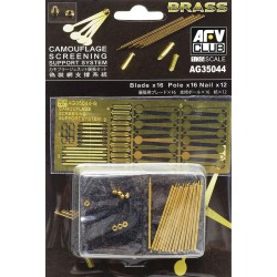Camouflage Screening Support System Brass  -  AFV Club (1/35)