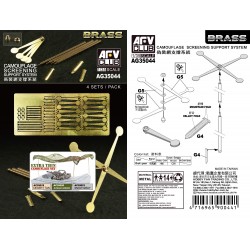 Camouflage Screening Support System Brass  -  AFV Club (1/35)