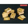 Wooden Boxes "Real Wood" 6pcs  -  Plus Model (1/35)