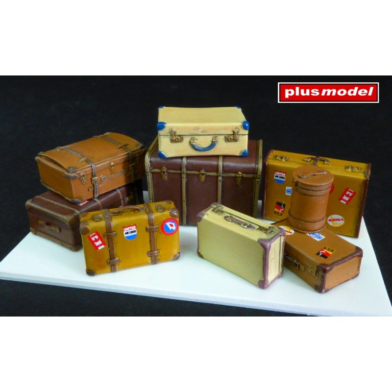 Old Suitcases / Vieilles Valises  -  Plus Model (1/35)