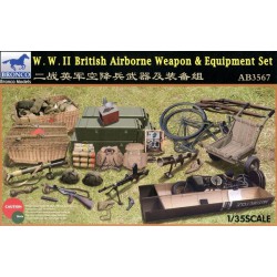 WWII British Airborne Weapon & Equipment Set  -  Bronco (1/35)