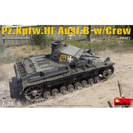 Pz.Kpfw.III Ausf.B + Crew  -  MiniArt (1/35)