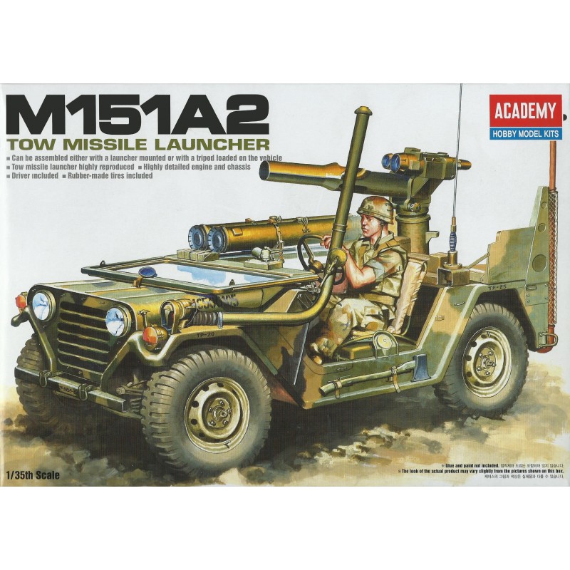 M151A2 + Tow Missile Launcher  -  Academy (1/35)