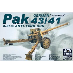 Pak 43/41 8,8cm Anti-Tank Gun German "Scheuntor"  -  AFV Club (1/35)