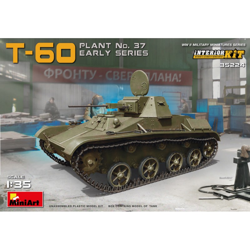 T-60 Plant N°37 Early Series (Interior Kit) -  MiniArt (1/35)