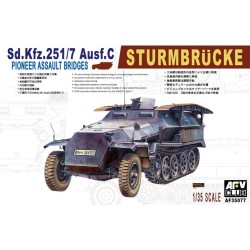 Sd.Kfz.251/7 Ausf.C "Sturmbrücke" Pioneer Assault Bridges  -  AFV Club (1/35)