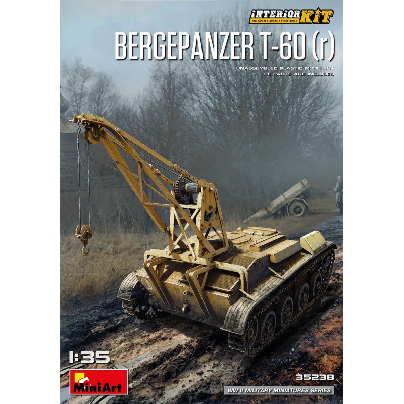 Bergepanzer T-60 (Interior Kit)  -  MiniArt (1/35)