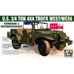 Dodge WC56/WC57 U.S. 3/4 Ton 4x4 Truck Command & Reconnaissance  -  AFV Club (1/35)