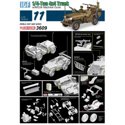 Jeep Willys 1/4 Ton 4x4 with MG34 Machine Gun IDF  -  Dragon (1/35)