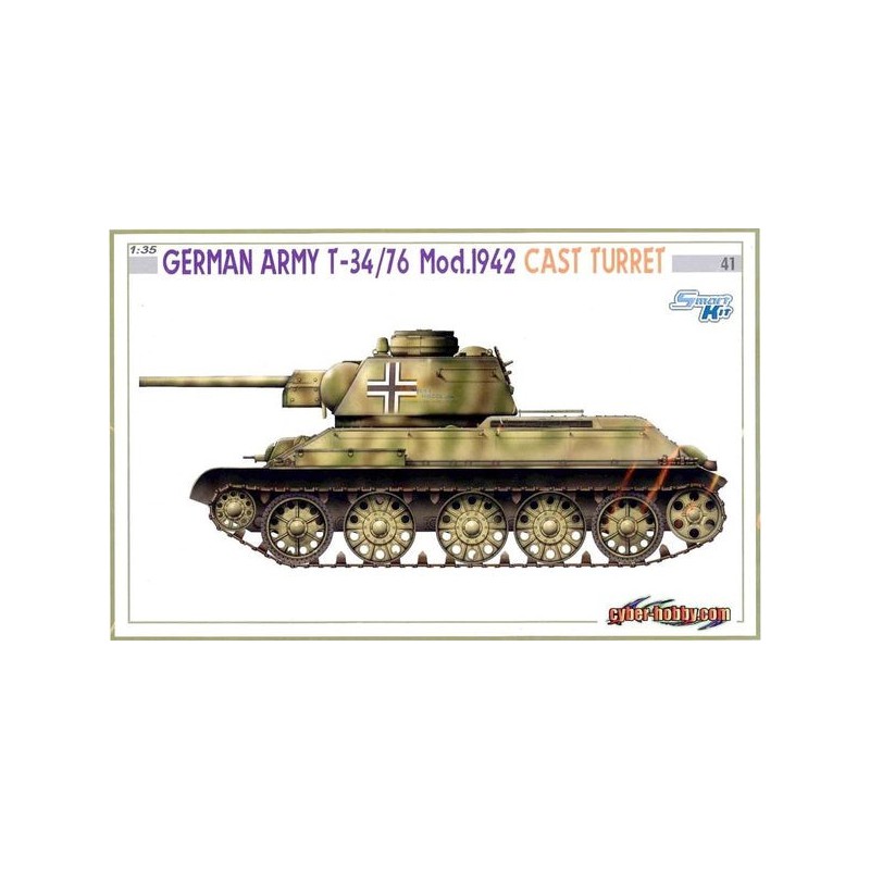 T34/76 Model 1942 Cast Turret German Army  -  Dragon (1/35)