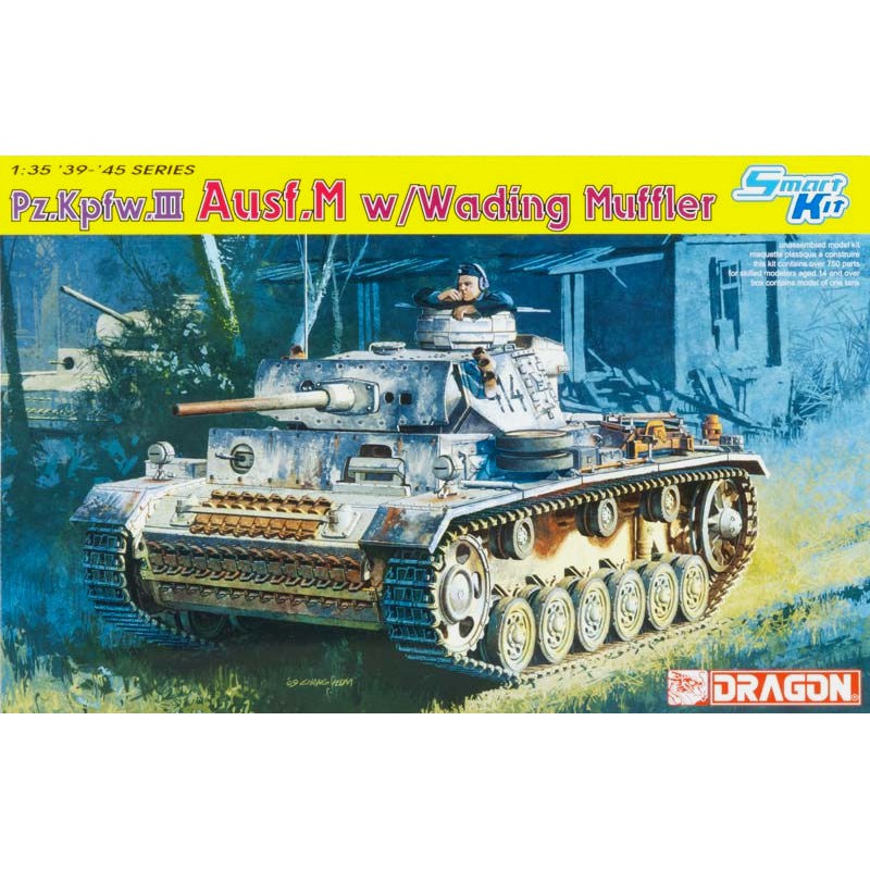 Pz.Kpfw.III Ausf.M with Wading Muffler  -  Dragon (1/35)