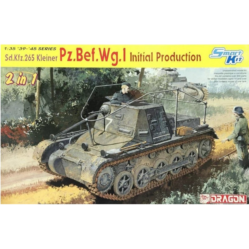 Kl.Pz.Bef.Wg.I Sd.Kfz.265 Kleiner Panzerbefehlswagen (Initial Production)  -  Dragon (1/35)