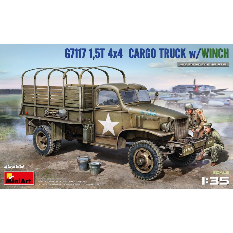 Chevrolet G7117 1,5t Cargo Truck 4x4 + Winch  -  MiniArt (1/35)