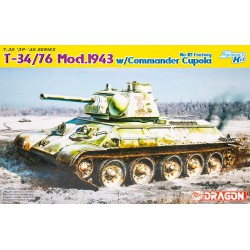 T34/76 Model 1943 with Commander Cupola N°112 Factory  -  Dragon (1/35)