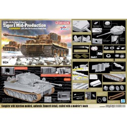 Pz.Kpfw.VI Ausf.E Tiger I Sd.Kfz.181 "Mid-Production" with Zimmerit  -  Dragon (1/35)