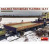 Railway Non-Brake Flatbed 16,5t  -  MiniArt (1/35)