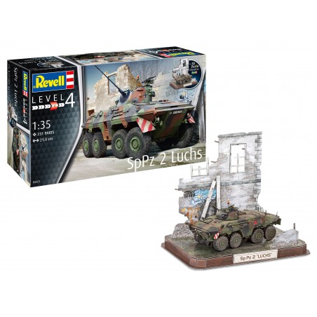 SpPZ 2 Luchs  + 3D Puzzle Diorama  -  Revell (1/35)