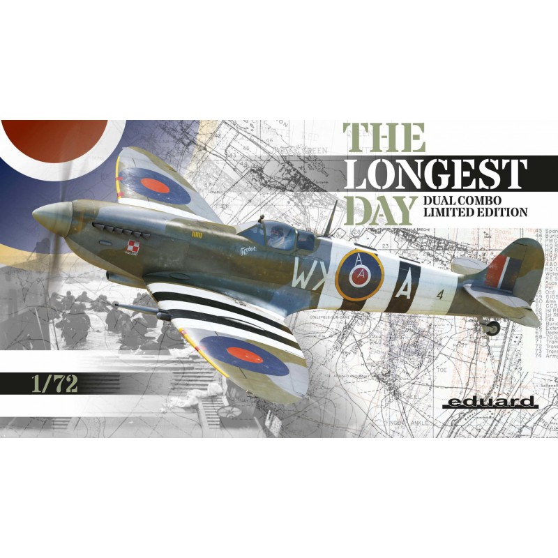 Spitfire Mk.IX "The Longest Day" (Limited Edition) Dual Combo  -  Eduard (1/72)