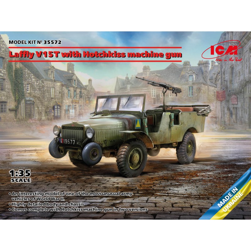 Laffly V15T with Hotchkiss Machine Gun  -  ICM (1/35)
