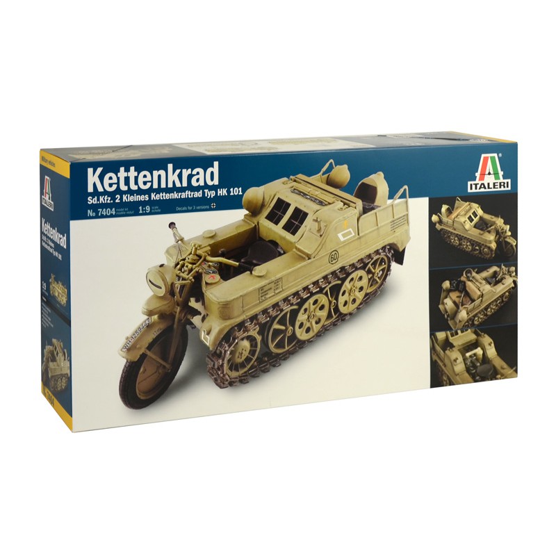 NSU Kleines Kettenkraftrad Typ HK101 Sd.Kfz.2  -  Italeri (1/9)