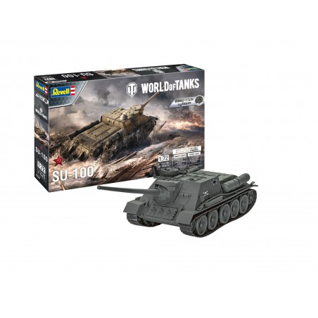 World of Tanks  SU-100 (Easy-Click System)  -  Revell (1/72)