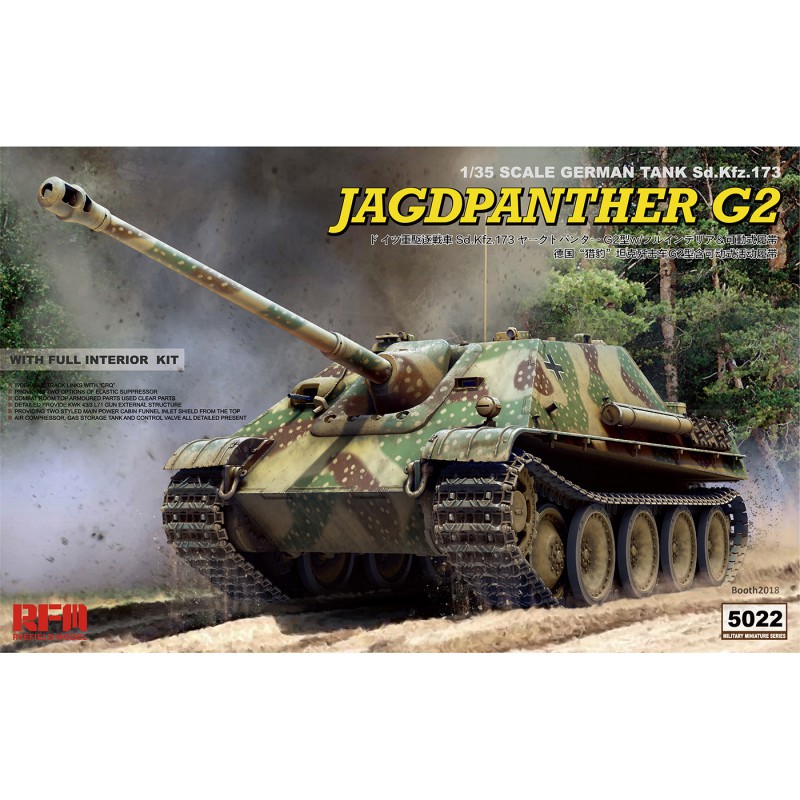 Jagdpanther G2 Sd.Kfz.173 (Full Interior kit)  -  RFM (1/35)