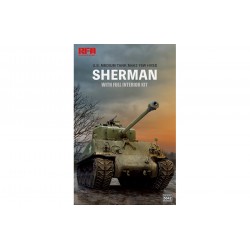 Sherman M4A3 76W HVSS (Full Interior)  -  RFM (1/35)