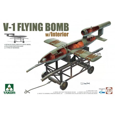 V-1 Flying Bomb with Interior  -  Takom (1/35)