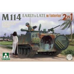 M114 Early & Late with Interior 2in1  -  Takom (1/35)