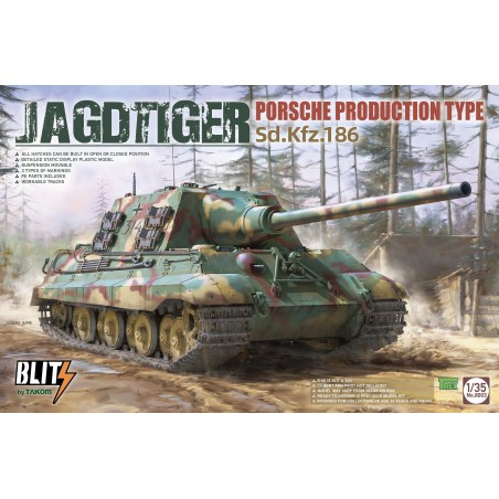 Jagdtiger Sd.Kfz.186 "Porsche Production Type"  -  Takom (1/35)
