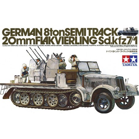 Sd.Kfz.7/1 20mm Flakvierling 8t Half-Track  -  Tamiya (1/35)