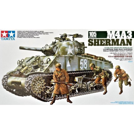 M4A3 Sherman 105mm Howitzer  -  Tamiya (1/35)