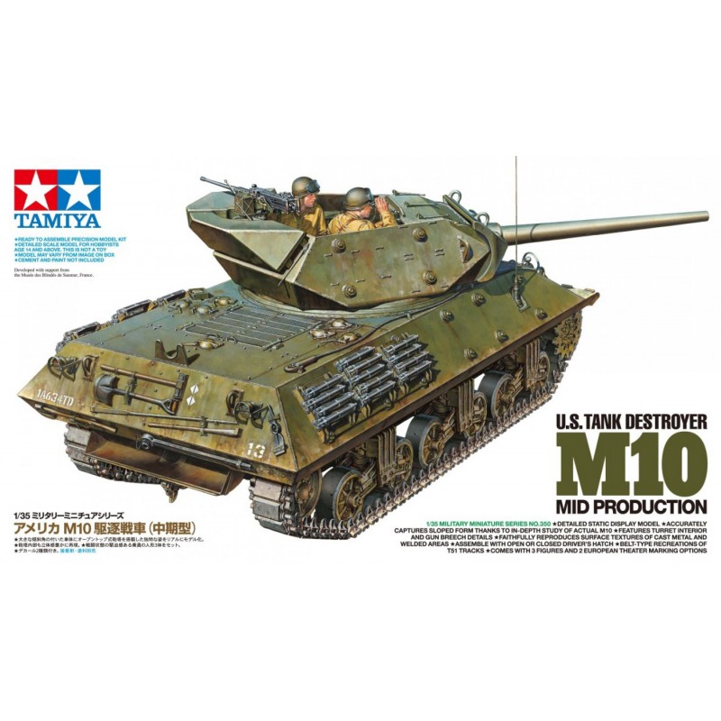 M10 U.S. Tank Destroyer Mid Production  -  Tamiya (1/35)