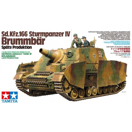 Sd.Kfz.166 Sturmpanzer IV Brummbär Späte Produktion  -  Tamiya (1/35)