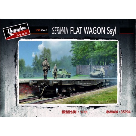 German Flat Wagon Ssyl  -  Thunder Model (1/35)