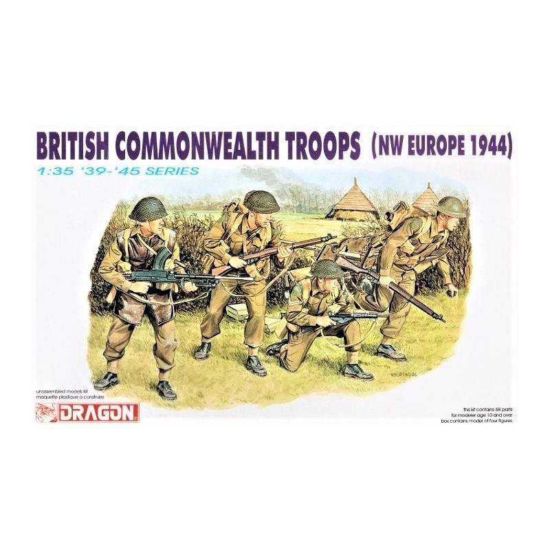 British Commonwealth Troops (NW Europe 1944)  -  Dragon (1/35)