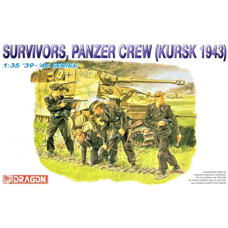 Survivors Panzer Crew (Kursk 1943)  -  Dragon (1/35)