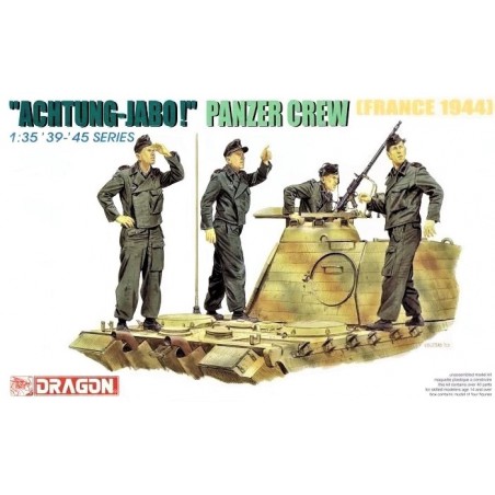 "Achtung-Jabo !" Panzer Crew (France 1944)  -  Dragon (1/35)